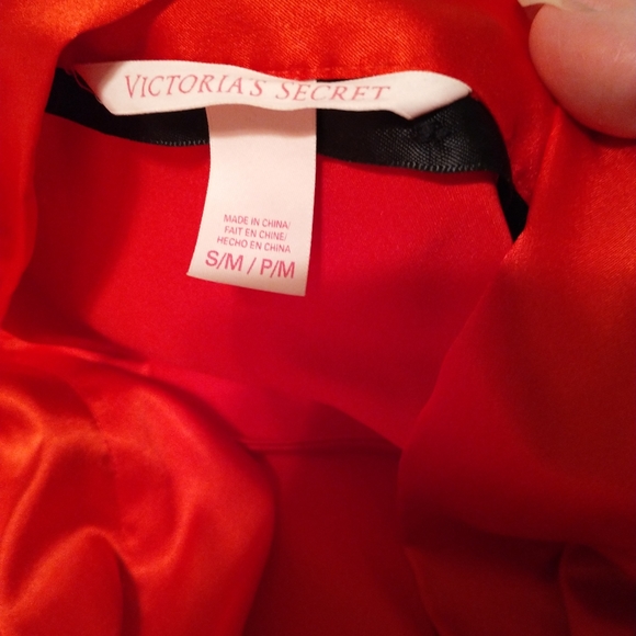 Victoria Secret Red Robe S/M P/M - Picture 5 of 6